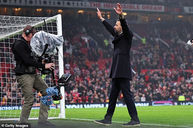 He had an emotional end to his interim spell at Man United after going four games unbeaten.