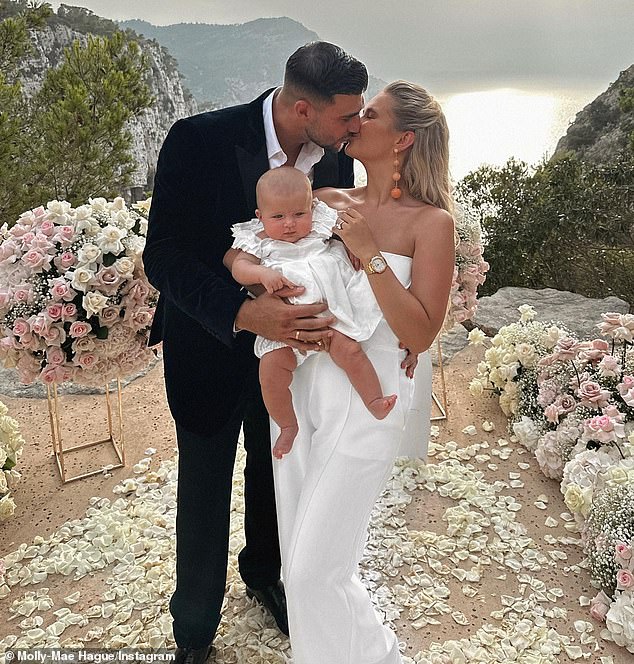 Her recent retail therapy comes during a turbulent time for the star, after she split from fiancé Tommy Fury in August. The couple had fallen in love on Love Island and welcomed one-year-old daughter Bambi and got engaged last year (pictured).