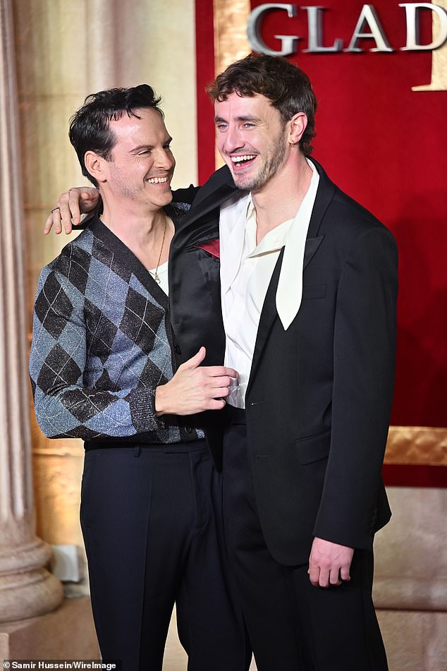 The couple seemed in good spirits as they chatted on the red carpet held at the Odeon Luxe in London.