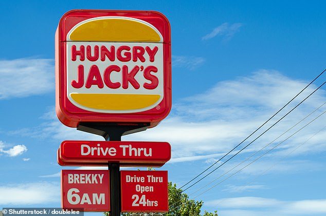 Uber Eats delivery driver Feras said the delivery was just 75 steps from Hungry Jack's restaurant to a house in Brisbane (file image)