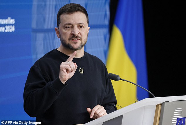 Zelensky made an explosive announcement at an EU summit in Brussels, stating that he wanted NATO to allow his country to join the military alliance, or Ukraine would become a nuclear power.