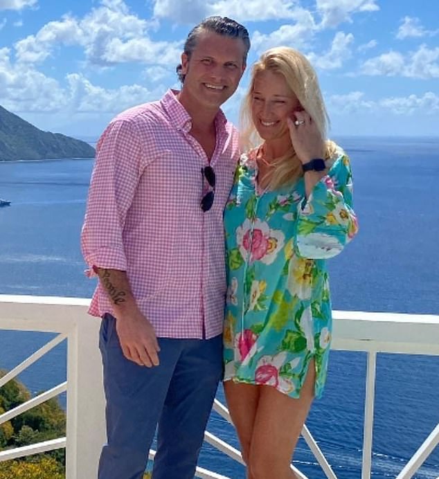 Hegseth is married to television producer Jennifer Cunningham Rauchet and the couple married in 2019.