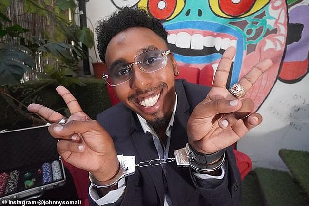 American YouTuber Johnny Somali was previously banned from leaving South Korea while authorities investigate him over drug allegations.