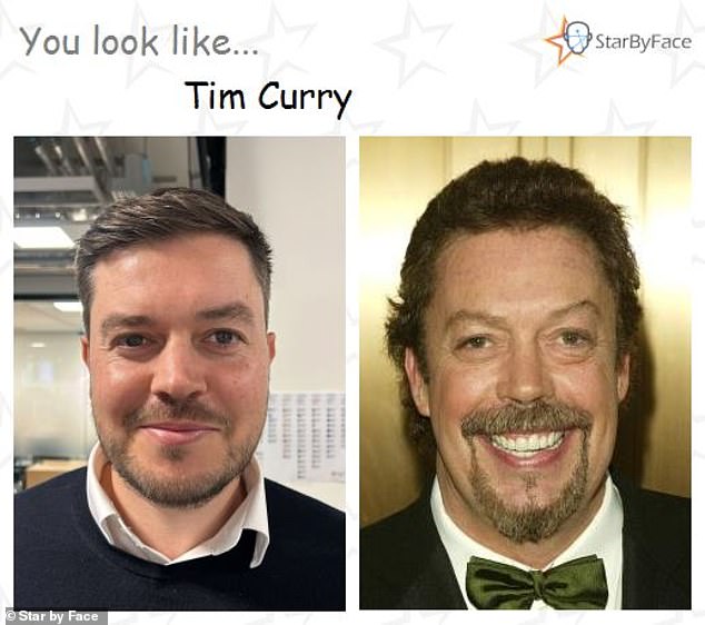 Editorial information chief Chris Clemo was found to be a match for Tim Curry, Danny McBride, Jackie Gleason and Blake Shelton.