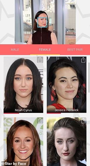 Eve's best matches were Noah Cyrus and Jessica Henwick