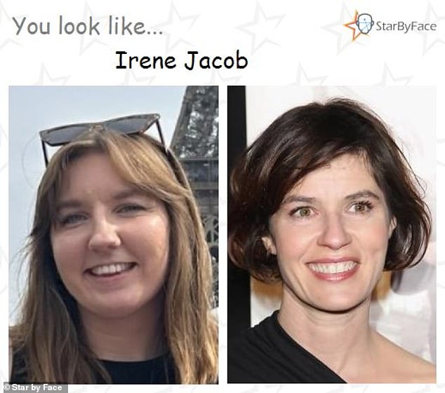 MailOnline's senior health reporter Emily Stearn was found to be very compatible with Irene Jacob.