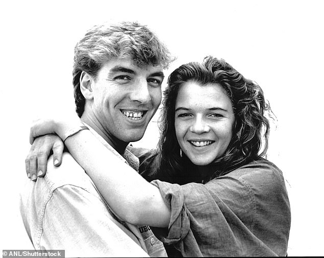 The couple married in 1993 and share three adult children, Charlie, Amber and Lilly (pictured in 1988).