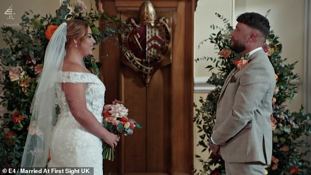 Polly and Adam initially struggled on the show, which sees contestants walk down the aisle with a total stranger after being matched by experts.