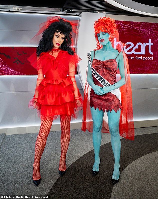 For Halloween last month, Amanda and Ashley wowed when they donned sexy costumes inspired by the classic 1989 film Beetlejuice.