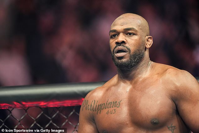 Jones is preparing to fight Stipe Miocic on Saturday night at Madison Square Garden