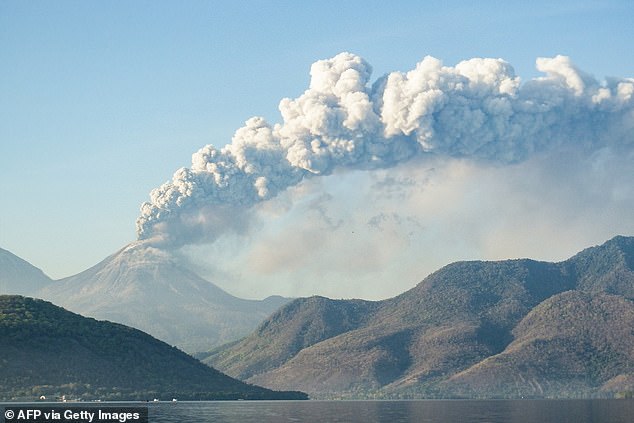 Mount Lewotobi Laki-Laki, a 1,703-meter (5,587-foot) twin volcano located on the popular tourist island of Flores, erupted, forcing authorities to evacuate several villages.