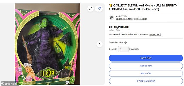 More than one buyer has put one of the dolls online for at least $1,000.