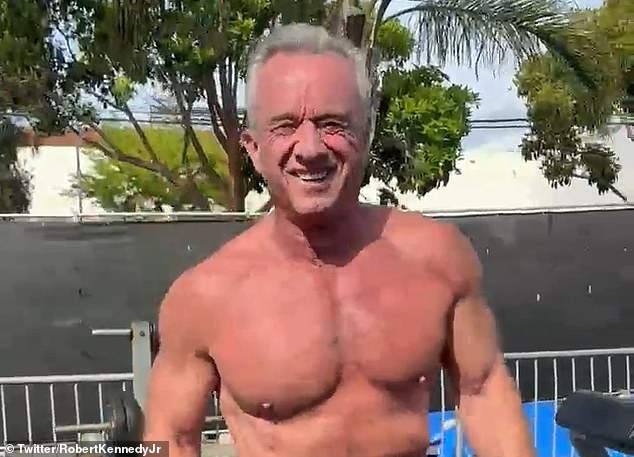 Robert F. Kennedy Jr., 70, shared a shirtless photo of himself during his 2024 independent presidential campaign, trying to prove that he was on top of health without using vaccines.