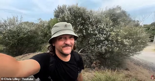 Lilley has become a YouTuber and shares videos of his wildlife encounters while traveling around Australia.