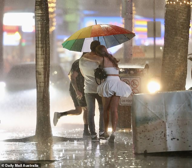 Southeast Queensland has been under a severe storm warning since Friday and the Bureau of Meteorology has warned of possible flash flooding and heatwaves.