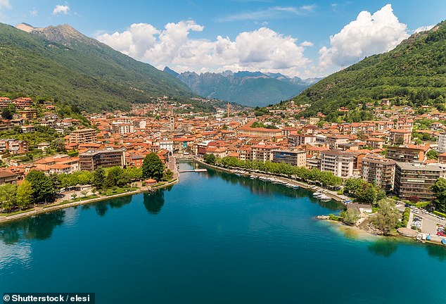 Kate reveals that Omegna (pictured), at the northern end of the lake, is the home of the Alessi factory, famous for its extravagant kitchen utensils.