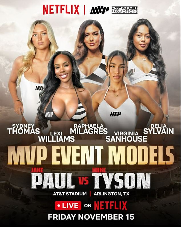 Meet all the beautiful women who will act as ring girls in Jake Paul vs Mike Tyson