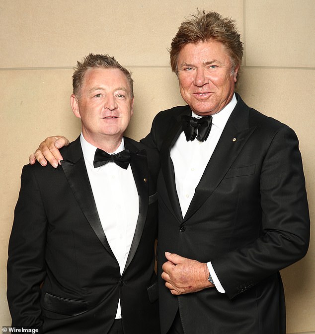 Mangan hosted countless celebrities, including Nine presenter Richard Wilkins, at the restaurant.