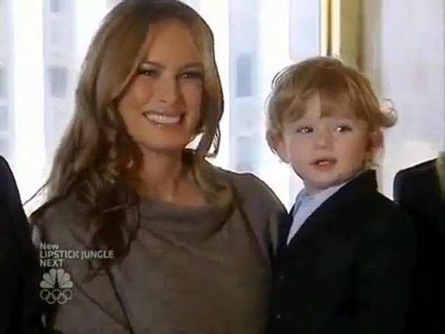 'Barron, what do you want to do when you grow up?' His mother, Melania, asked the boy, who responded: 