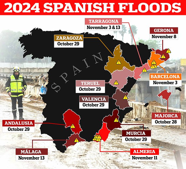 1731690265 526 Algarve streets turn into raging rivers as Europes flash flood