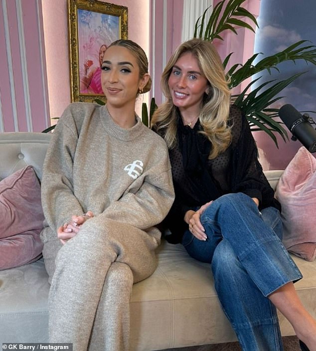 The star (left) came under fire after canceling some promotional clips from one of her recent interviews with controversial guest Bonnie Blue (right), who made headlines for taking on the challenge of sleeping with 100 men in one day.