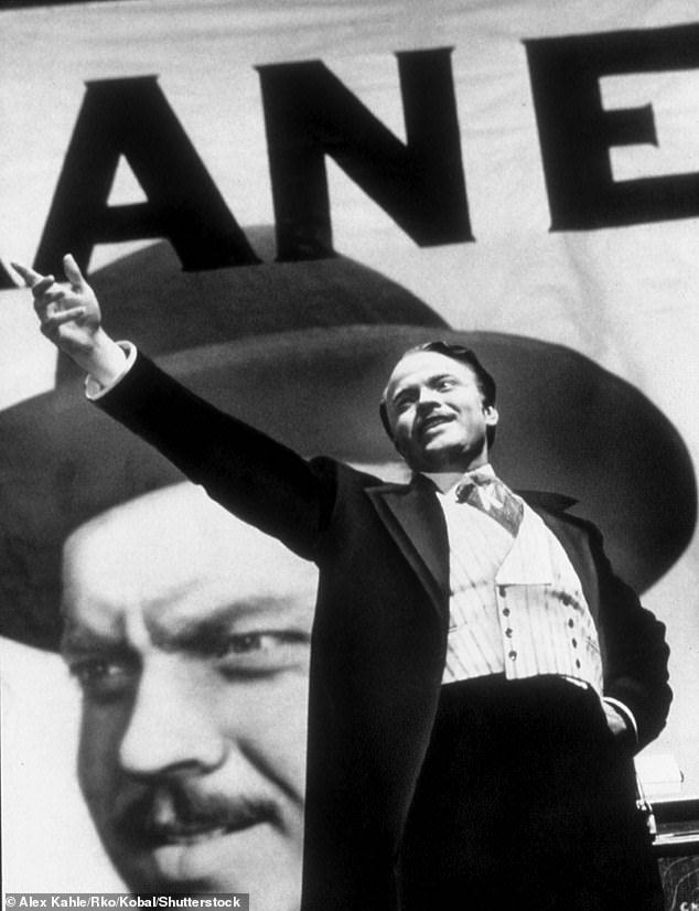 Orson Welles appears in his 1941 drama Citizen Kane, which he also directed.