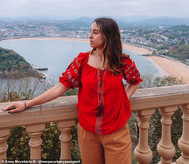 Anna in San Sebastian, Spain, where the food was 