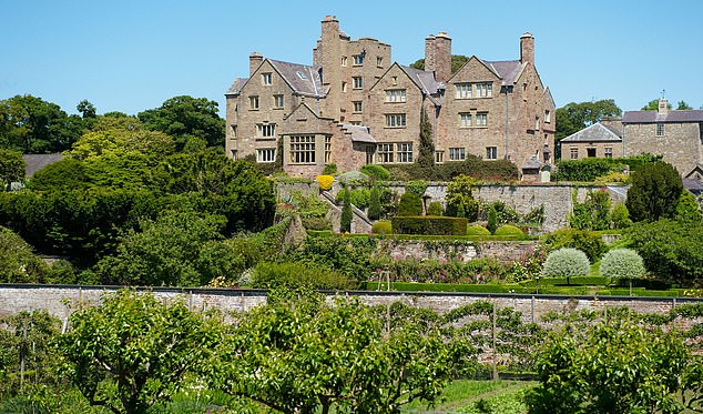 The garden supplies the restaurant at Badysgallen Hall in Conwy