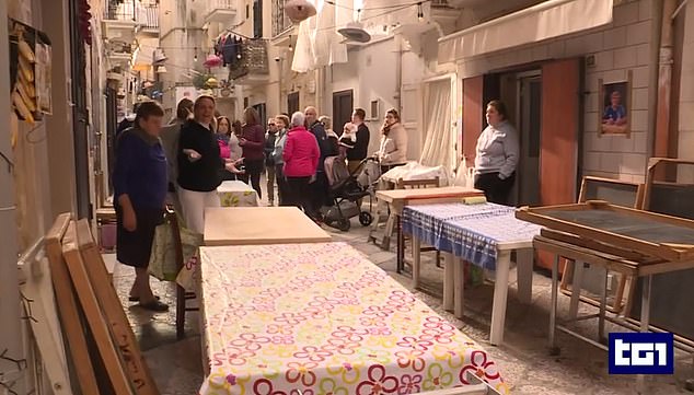 The stalls were empty this weekend when pasta makers staged a protest.