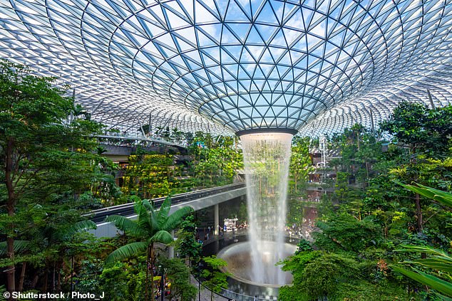 The Jewel space, which Khaja describes as an 'icon' of Changi Airport