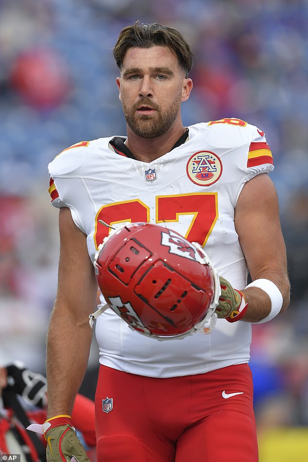 Travis Kelce had a slow game at Orchard Park on Sunday: just two receptions in four tagerts