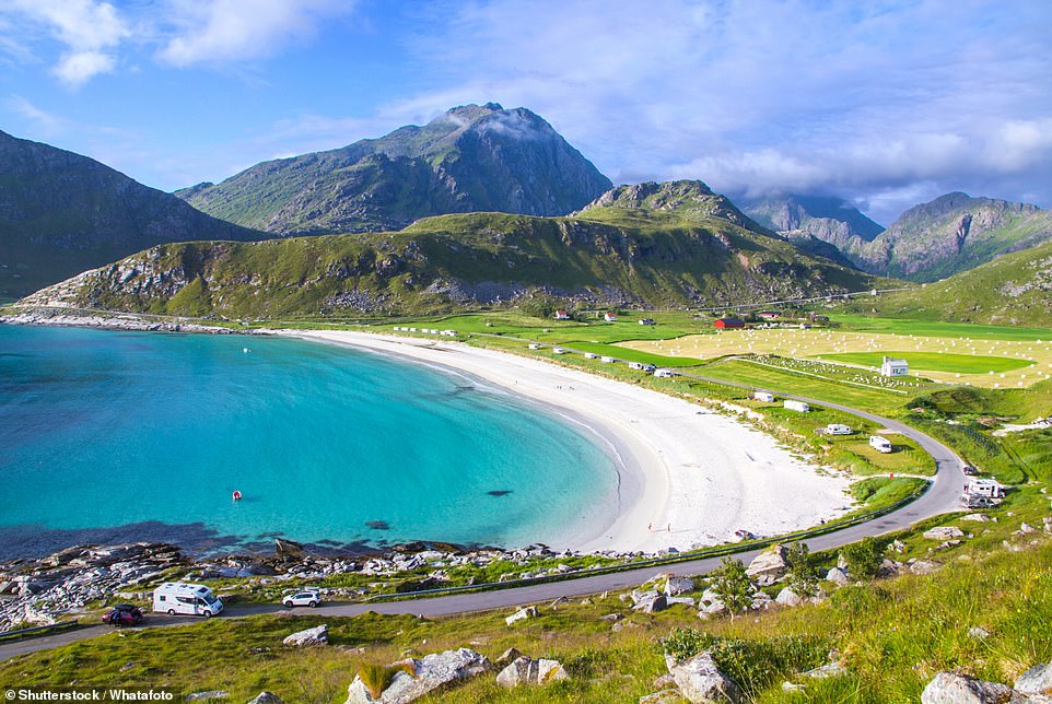 Haukland Beach on Norway's Lofoten Islands is so special that it is on Lonely Planet's list of the 100 best beaches in the world. The guide described the place as 