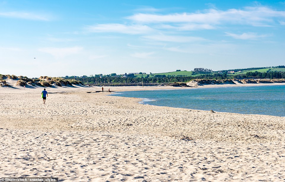 Sola Beach is near Stavanger in southern Norway and is a popular spot for families. Norwegian Air says: 'With fine, golden sands stretching for 2.5 kilometers (1.5 miles) and sloping gently into shallow waters, Sola Beach (also known as Solastranden) is a vacation spot ideal for families. Even on busy days there is plenty of room to relax'