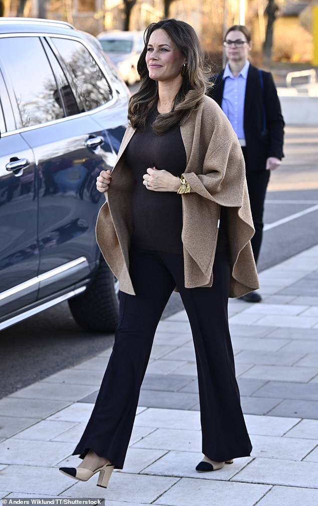 Sofia appeared for the occasion without her husband, Prince Carl Phillip, 45. The couple announced that they were expecting their fourth child in September 2024.