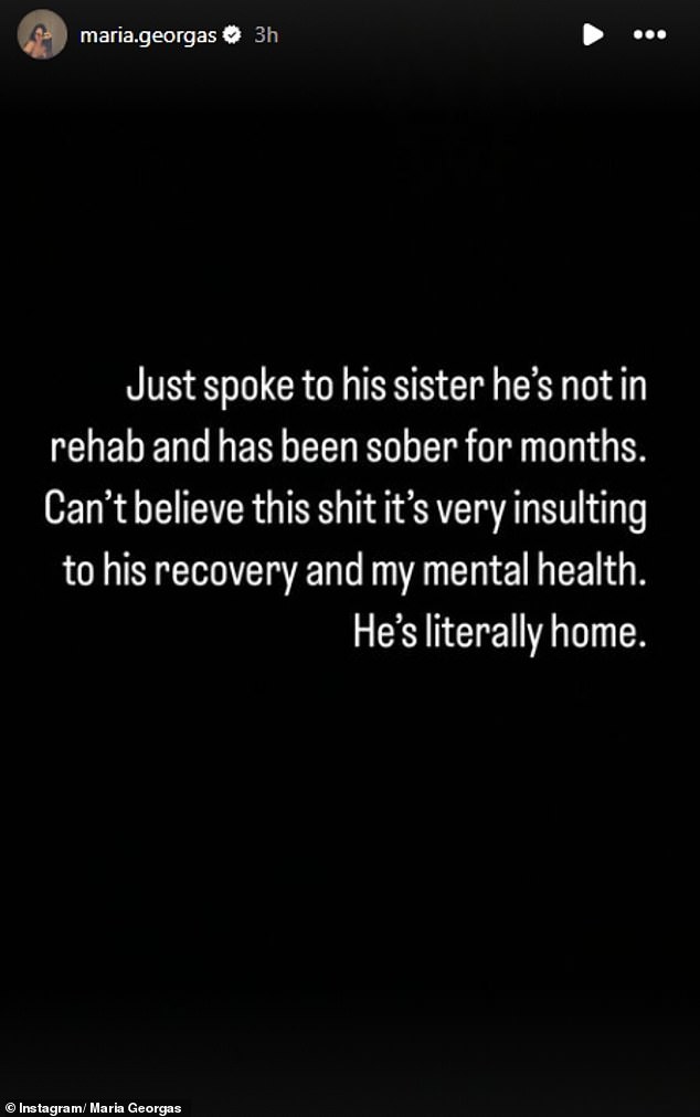 'I never dated Pete. False rumor,' he wrote in a post on his Instagram story. 'I'm a friend of your sister. Case closed'