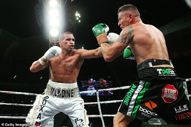 Even Mundine's former boxing foe Danny Green (pictured fighting Mundine) sided with the former NRL in the matter.