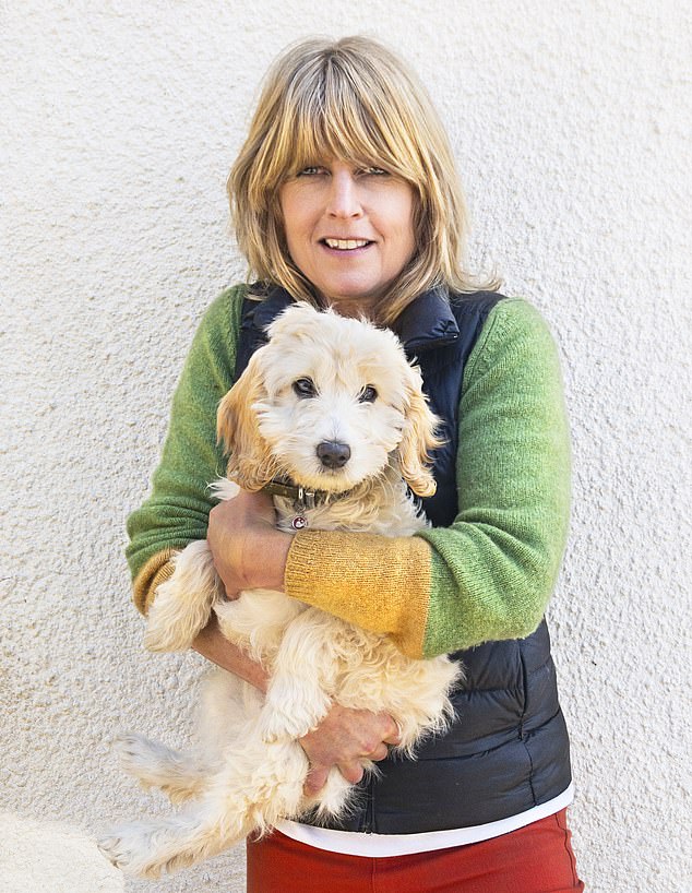 Rachel Johnson with her cockapoo Ziggy