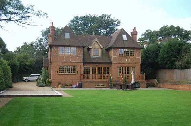 The couple married in 2011 and live in a house in Hertfordshire (pictured above).