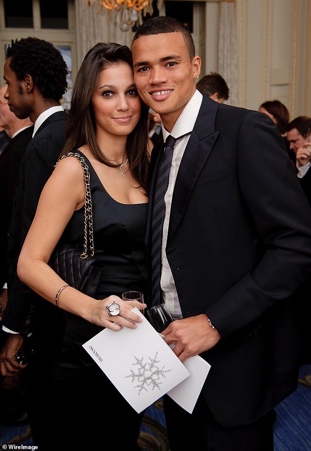 Jenas with his ex-model wife Ellie Penfold (pictured) at an event in Hyde Park in 2009