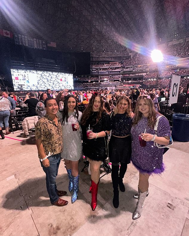 Makenna and her friends attended one of the 14-time Grammy winner's 'Eras ​​Tour' shows