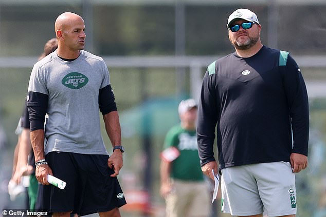 Douglas was fired the same season the Jets fired head coach Robert Saleh (left)