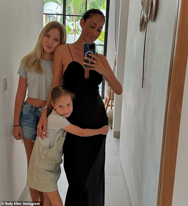 The Balinese princess, 45, took to Instagram on Tuesday to mark the bittersweet occasion with a series of photos with two of her daughters, Frankie and Goldie.