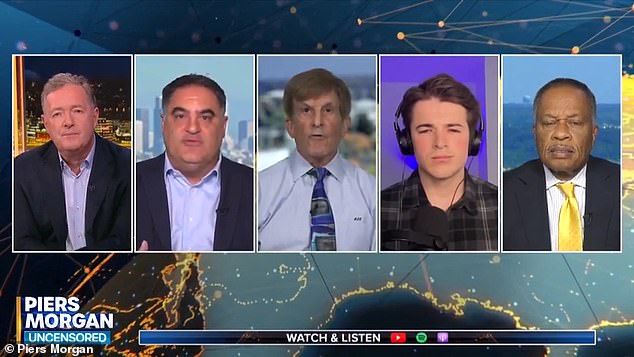 Uygur, the founder of the left-wing media network The Young Turks, confronted Lichtman on Piers Morgan's show on Tuesday