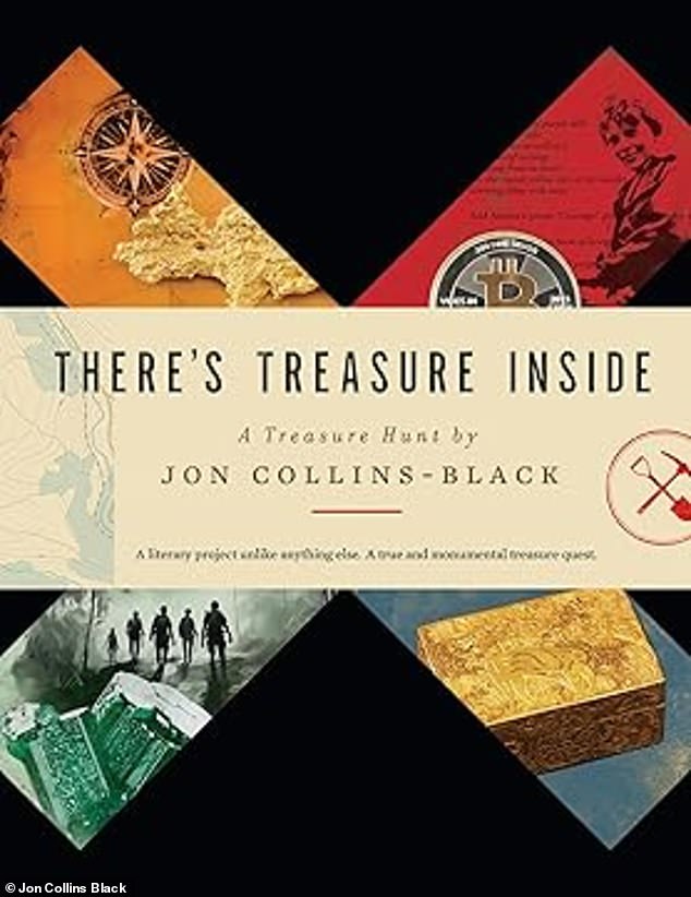 He included clues to find the treasures in his new book There's Treasure Inside