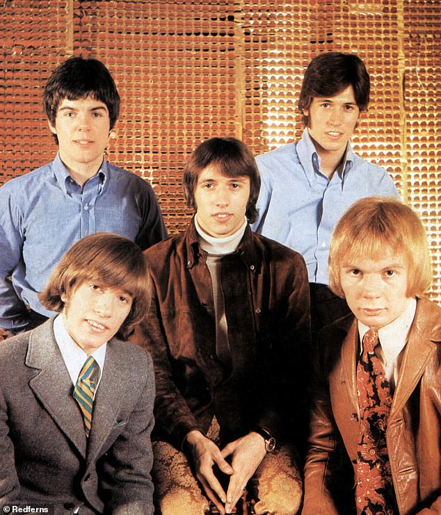 Pictured: Top LR: Vince Melouney, Maurice and Barry Gibb, bottom, Robin Gibb, Colin Petersen