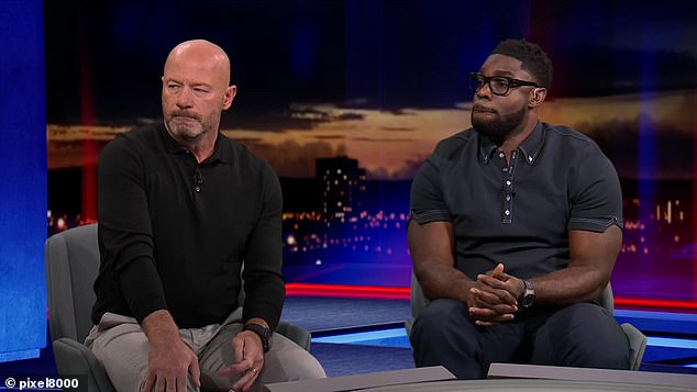 Alan Shearer (left) and Micah Richards (right) also shared their best moments from Match of the Day.