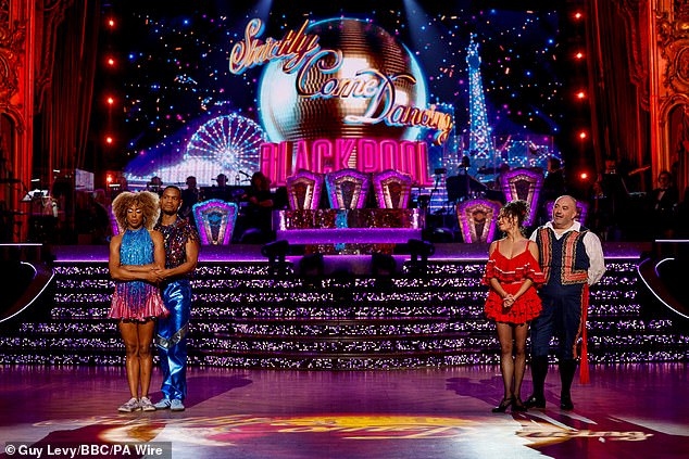 Montell and Johannes Radebe managed to make it through another week in the competition this week after meeting at the dance after Saturday's Blackpool show.