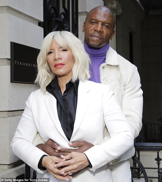 Terry Crews' wife Rebecca (pictured in 2021) previously revealed her marriage to the America's Got Talent host almost ended in divorce three times