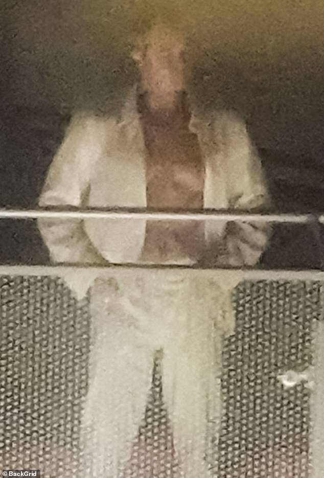 Pitt, who plays the character Sonny Hayes in the project, donned a white suit but opted not to add a shirt underneath for the scene.