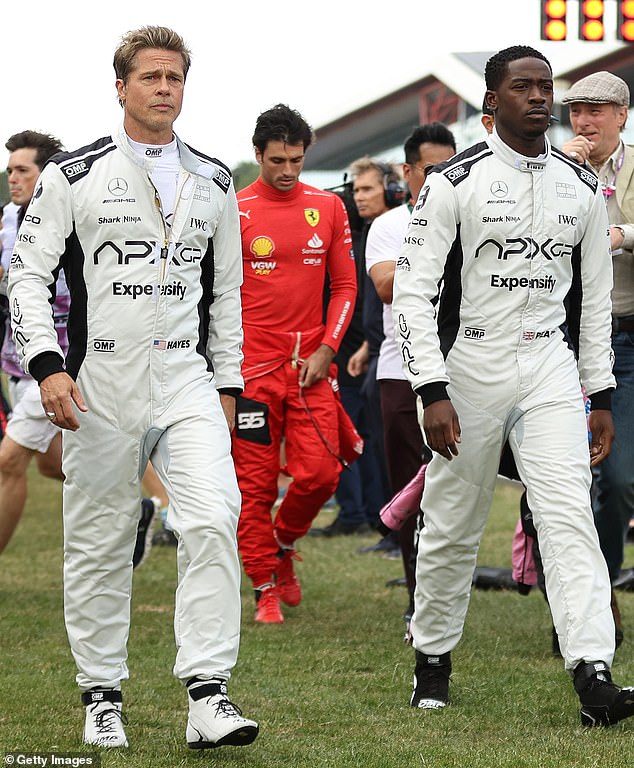 Last year, both Pitt and his co-star Damson Idris were also seen filming the project while at the 2023 British Grand Prix (seen above).